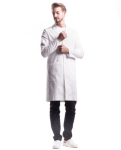 Camice farmacista CA12con ricamo personalizzato