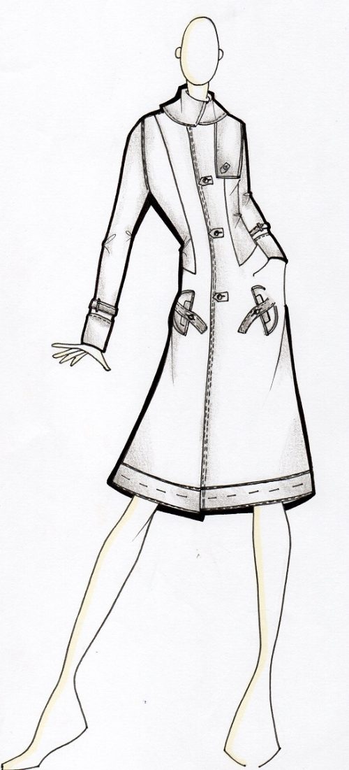 camice trench vintage couture