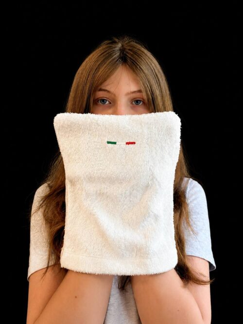 Guanto Viso Bifacciale Bambù, Canapa e Ortica